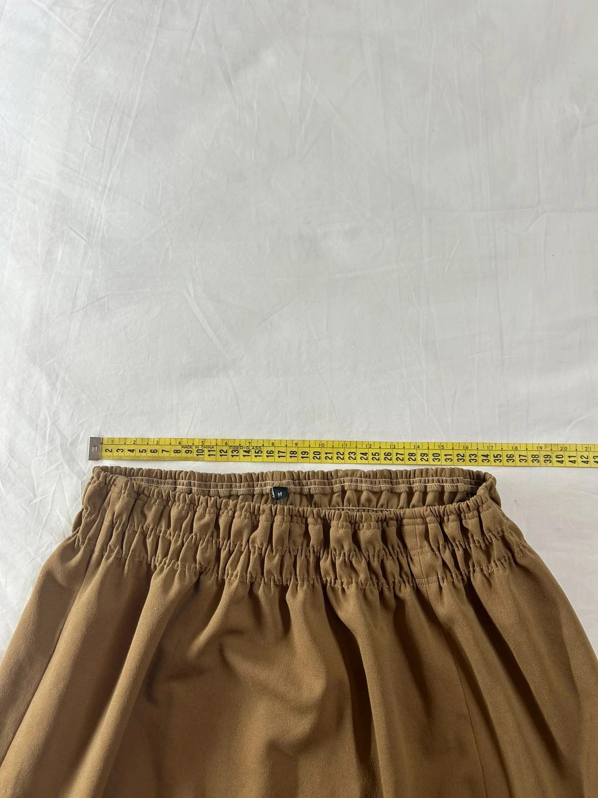 Saia longa bege marrom vintage – photo 6